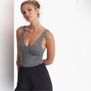 Vuori Halo Bodysuit Charcoal